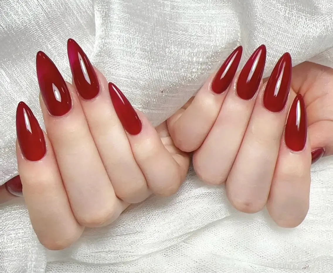 ネイル アートネイル オーロラネイル 長さ出し フラッシュネイル フットネイル ハンドネイル ╹◡╹MimoEye lash🌻Nailのマツエク・マツパデザイン