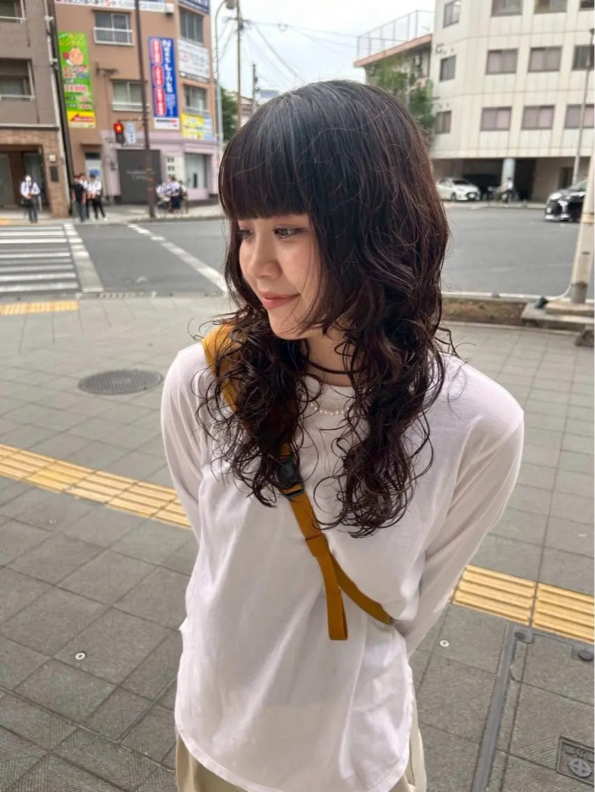 デジタルパーマモデルの写真