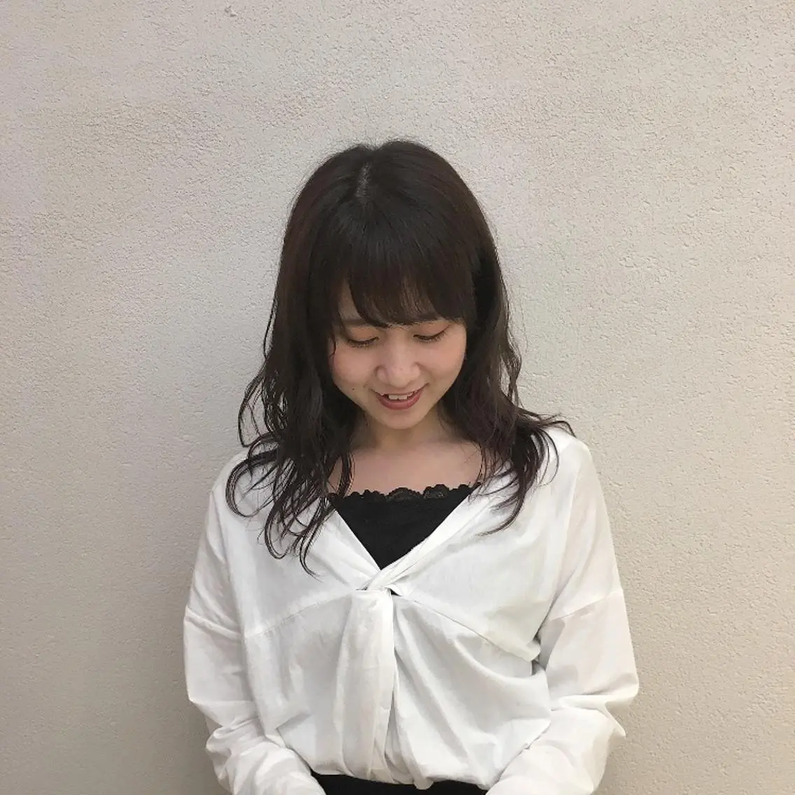 セミロング カラー ブラウンカラー H梅田 / 811 堀本菜奈のヘアスタイル
