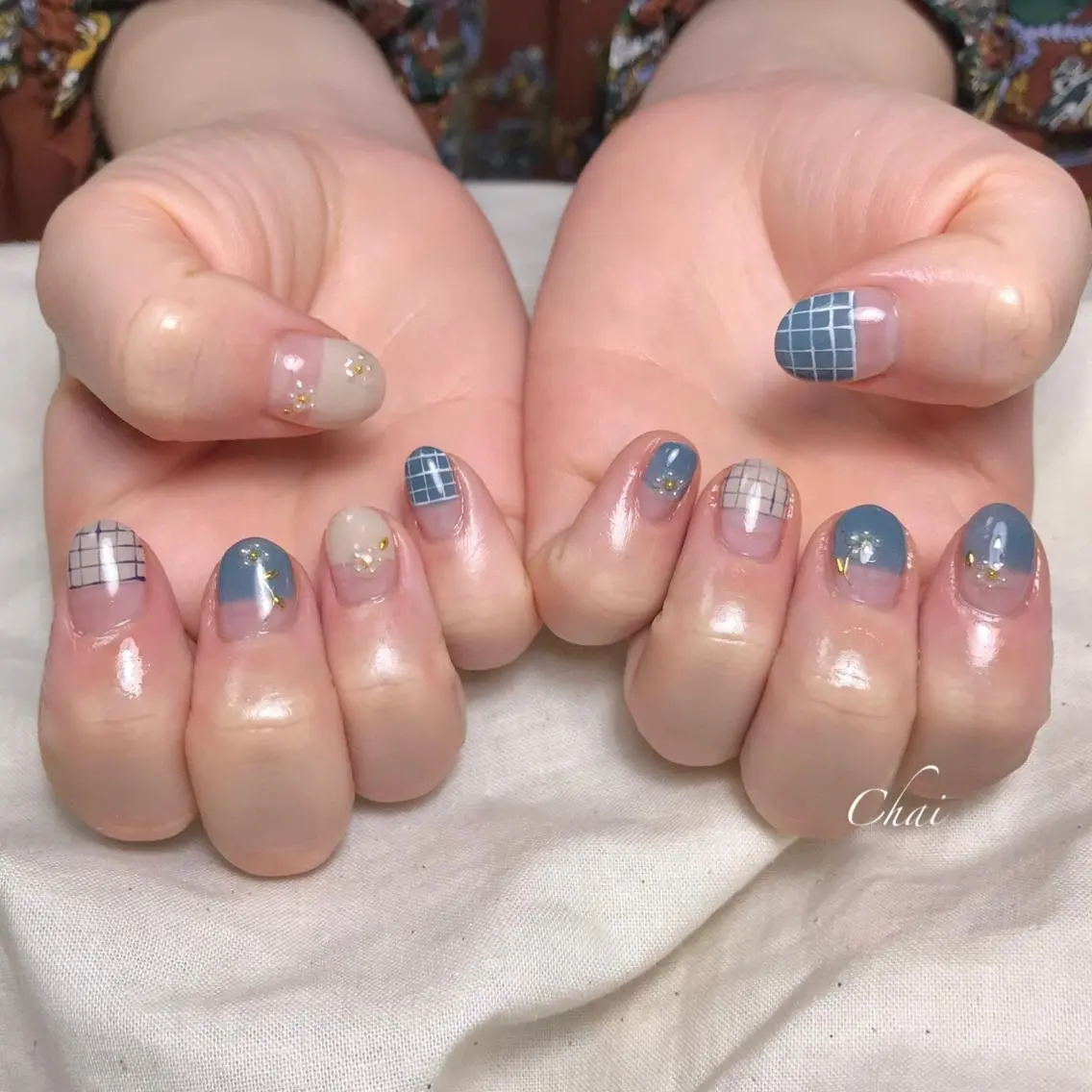 ネイル アートネイル フラワーネイル chai nail & eye📍鶴橋のネイルデザイン