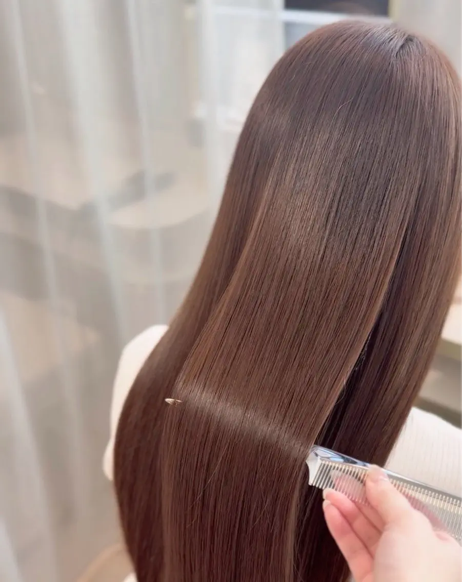 ロング 髪質改善 トリートメント HALO treatmentのヘアスタイル