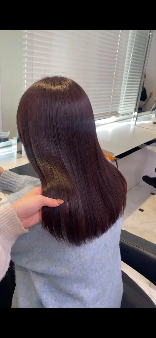 ロング カラー ヘアカラー ♥️韓国風透明感 暖色misa♥️のヘアスタイル