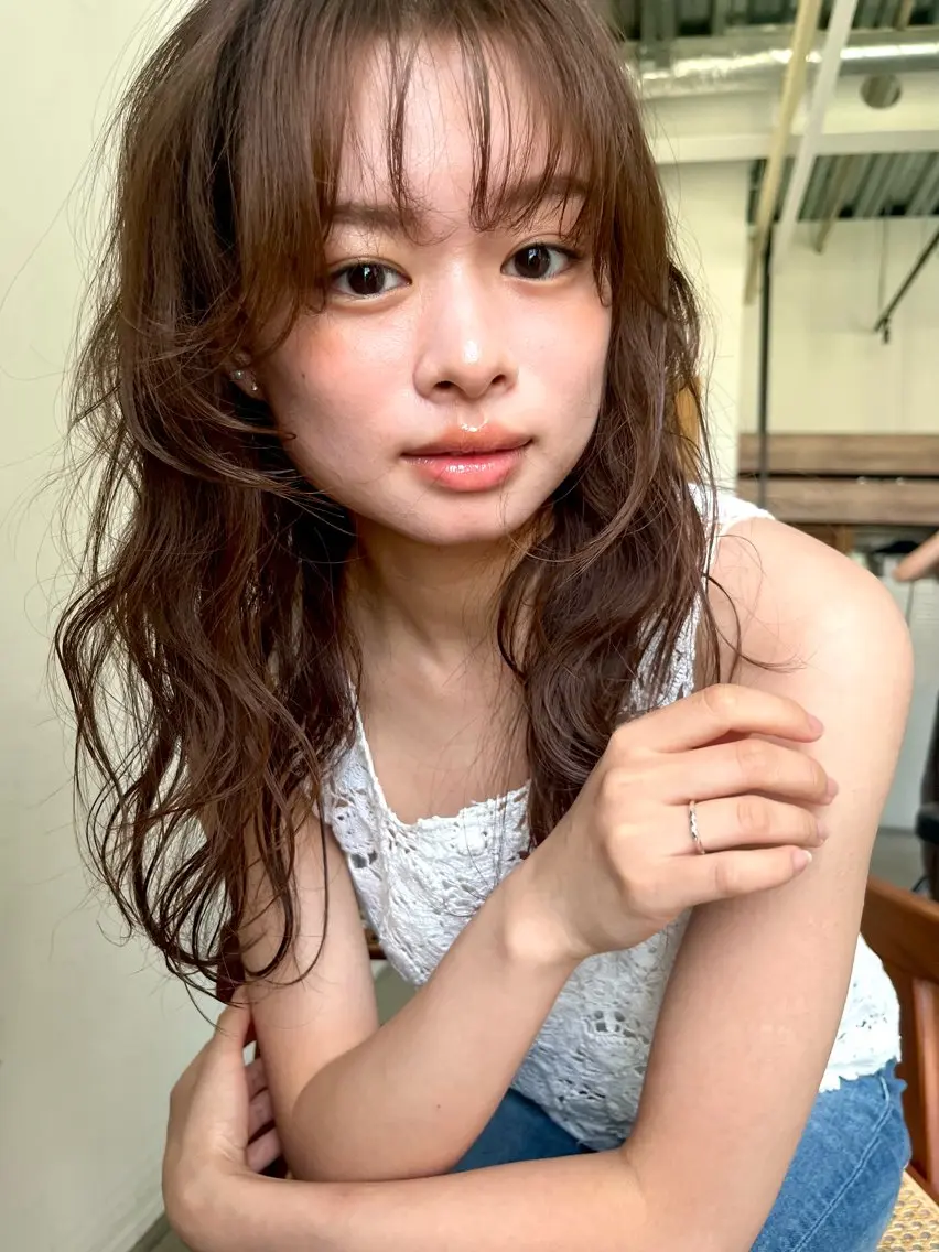 カラー ヘアカラー トリートメント ヘッドスパ 無料カットモデル募集 ／ueno aiのヘアスタイル