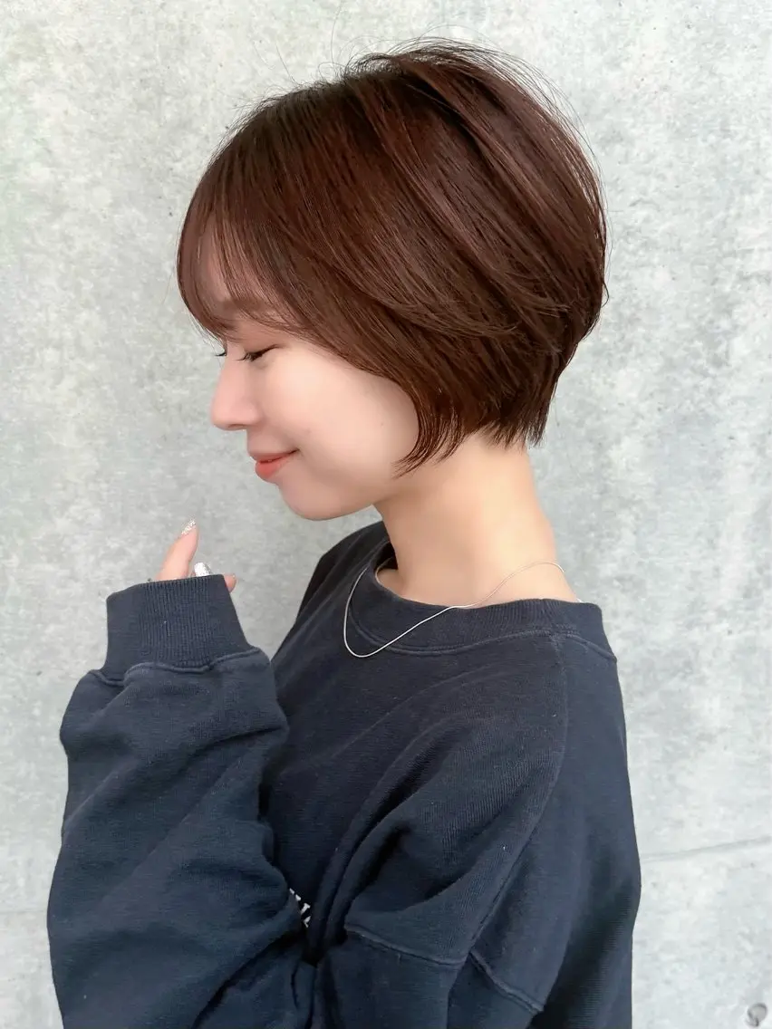 ショート カット ヘアカラー トリートメント 大人美人ショート 杉浦主馬のヘアスタイル