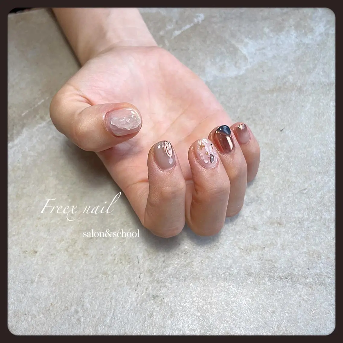 ネイル ニュアンスネイル ハンドネイル ハンドケア freex nail /ニュアンス/個性派のネイルデザイン