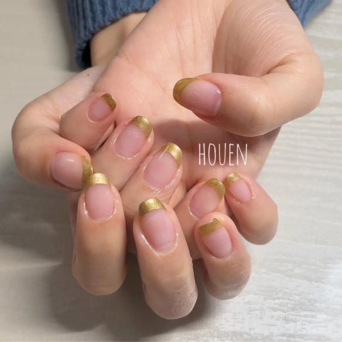 ネイル フレンチネイル I pinknail 韓国風·持ち込み専門のネイルデザイン