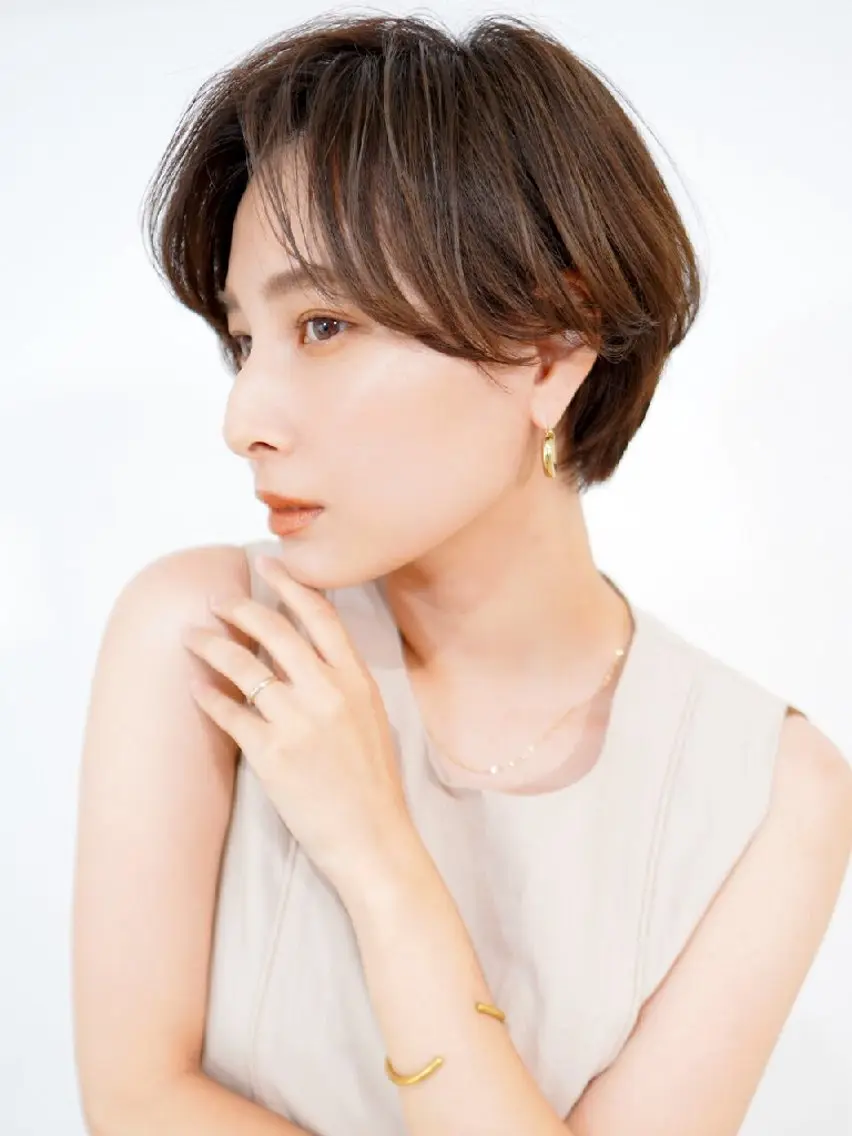 【ショート限定✨】🍒色持ち抜群🍒ナチュラルカラー+カットの写真