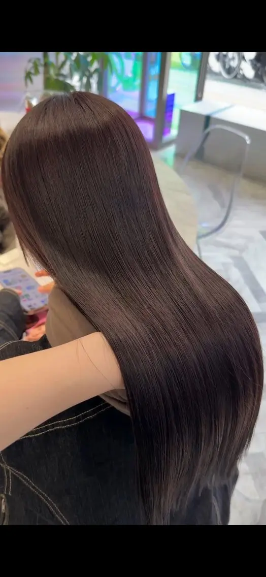 ロング カラー ブリーチ ケアブリーチ デザインカラー ダブルカラー イヤリングカラー 酸性ストレート /ハイトーン/つばさのヘアスタイル