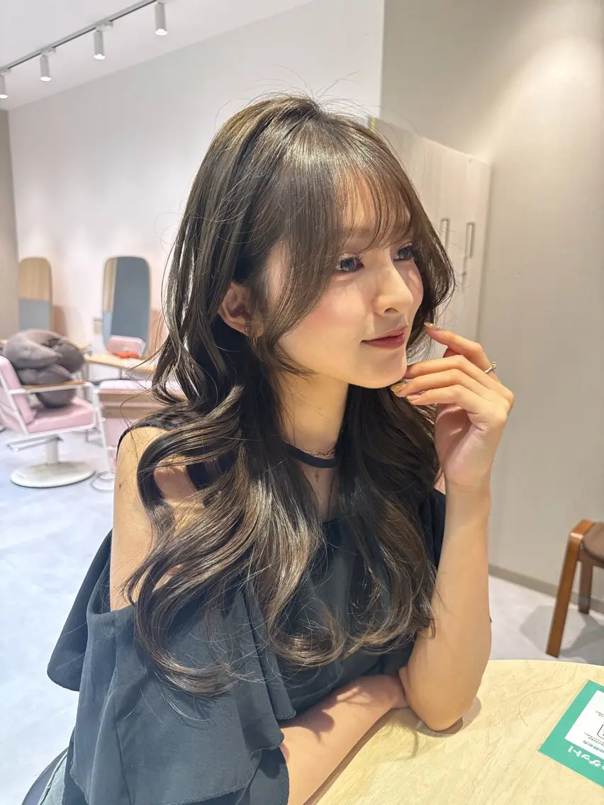 ロング カラー ヘアカラー トリートメント ヘアセット ✂️似合わせの魔術師 石田一樹✂️のヘアスタイル