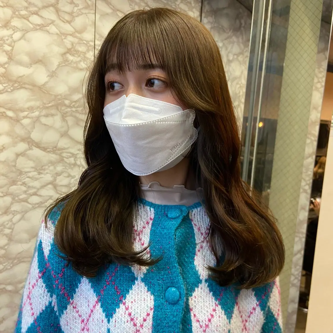 ロング ヘアカラー トリートメント ヘアセット 地毛風艶カラー🌿 喜多夏海のヘアスタイル