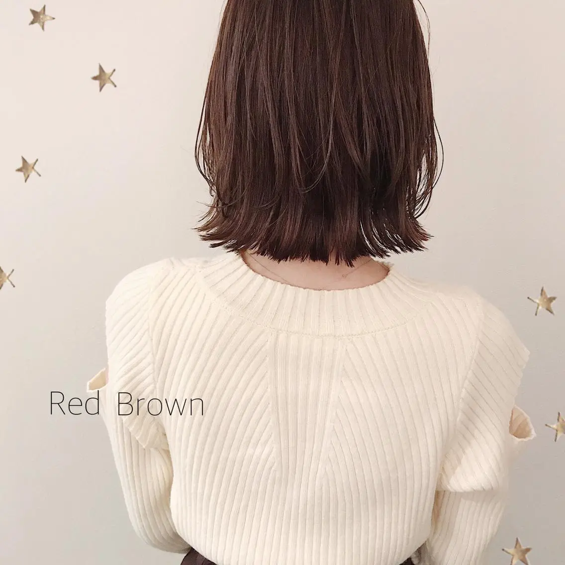 ミディアム カラー カット ヘアカラー 市川 千夏のヘアスタイル