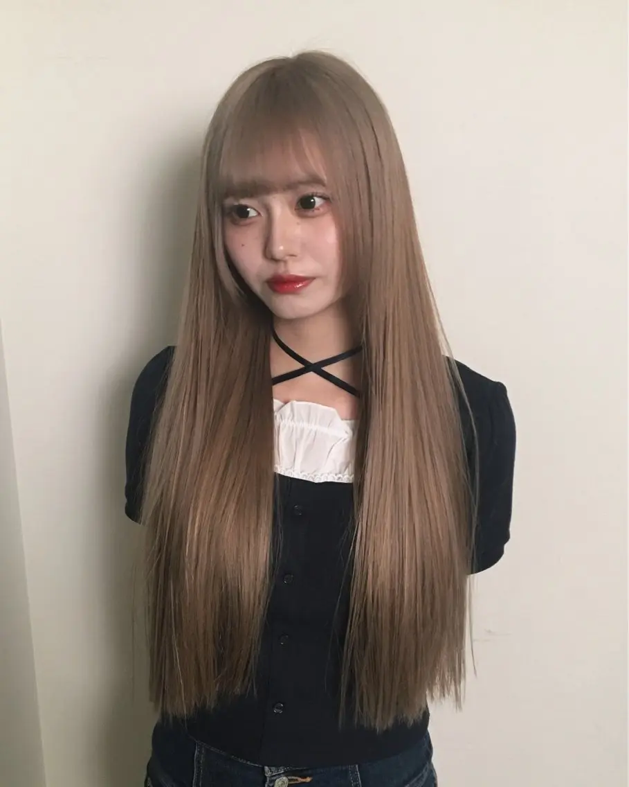 ロング カラー ヘアカラー トリートメント Hanaka🪷 ニュアンス×レイヤーのヘアスタイル