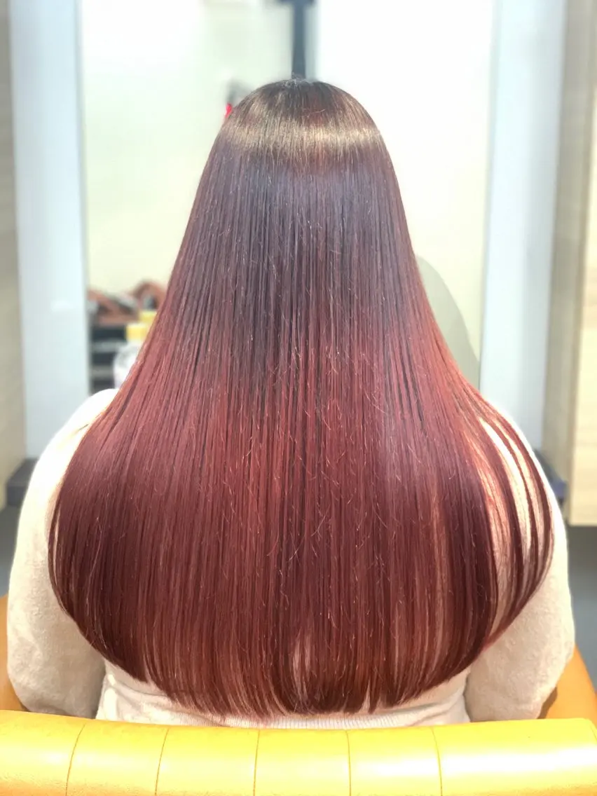 セミロング 髪質改善 ヘアカラー トリートメント 髪質改善　用賀美容院 比嘉　廣樹のその他イメージ