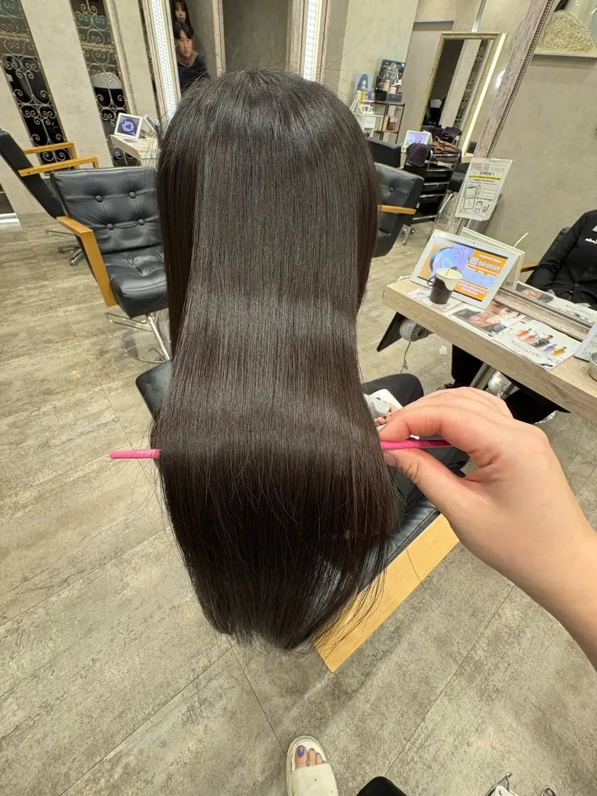 ロング 縮毛矯正 🫧艶髪カラー・縮毛 矯正🫧koisoのヘアスタイル