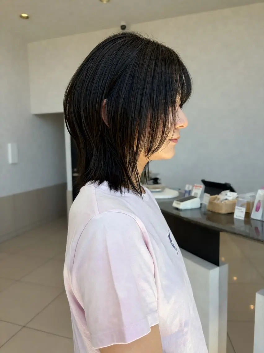 ミディアム カラー カット ヘアカラー トリートメント 🫧ヒシダアキ taboo.i🫧のヘアスタイル