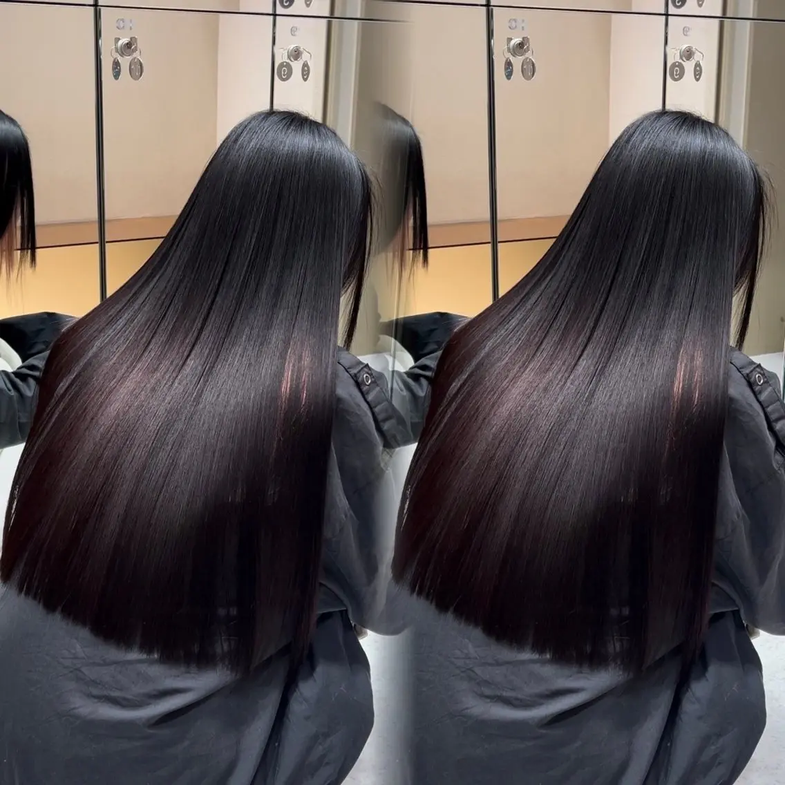 ロング カット 縮毛矯正 トリートメント 🦋高屋敷陸🦋 レイヤー/ハイトーンのヘアスタイル