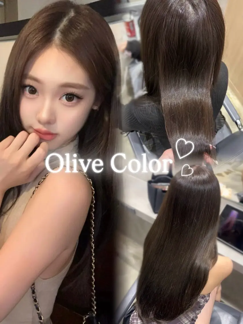 ロング カラー オリーブカラー ヘアカラー 新宿⋆✦ Maoのヘアスタイル