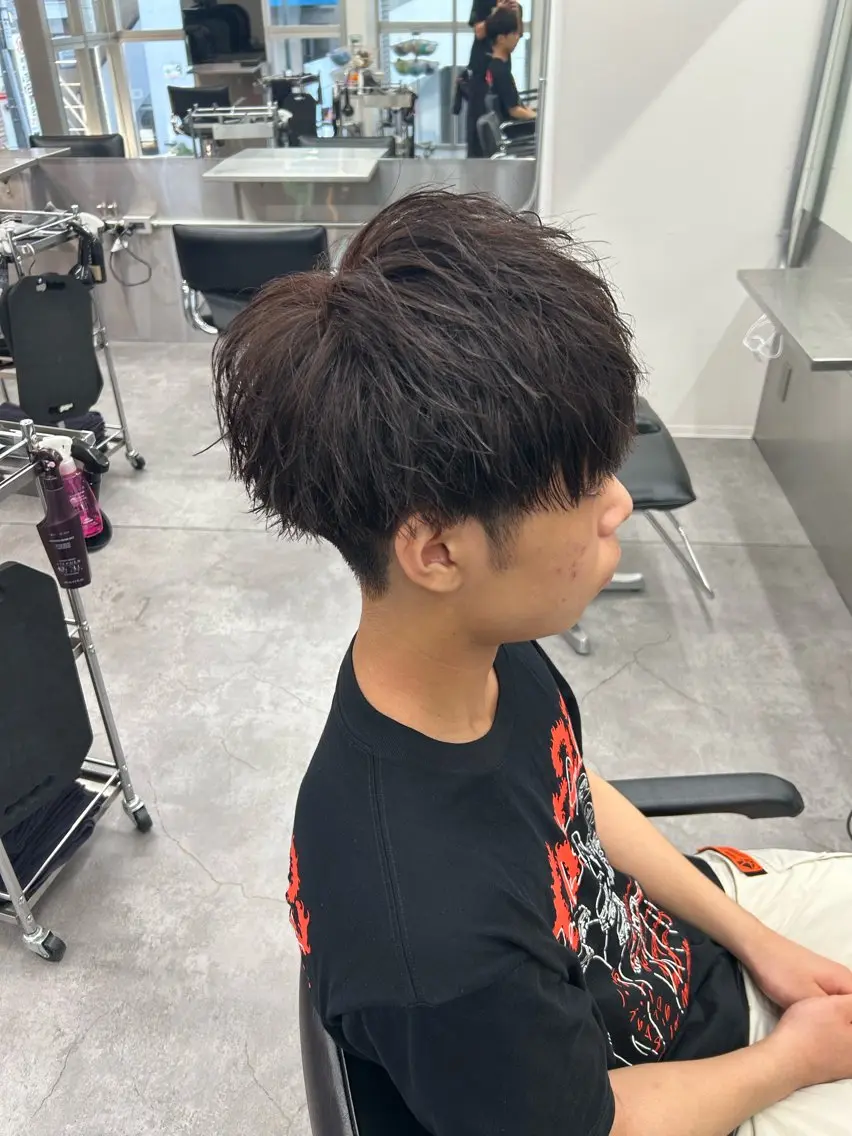 カラー メンズ パーマ支持率No.1 ❤️🔥安成弾のヘアスタイル