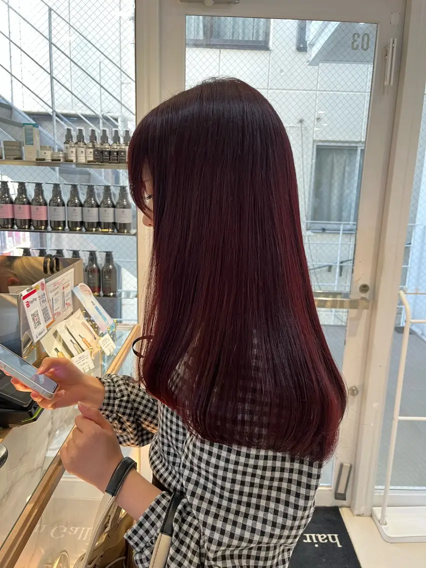 セミロング ヘアカラー トリートメント ヘアセット stylist ◎RUKI.のヘアスタイル