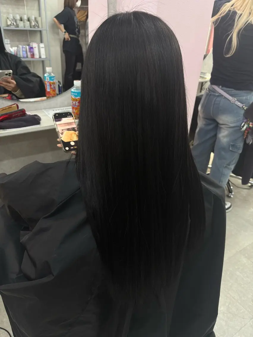 ロング ✨️ 藤田 輝 ✨️カラーモデル募集のヘアスタイル