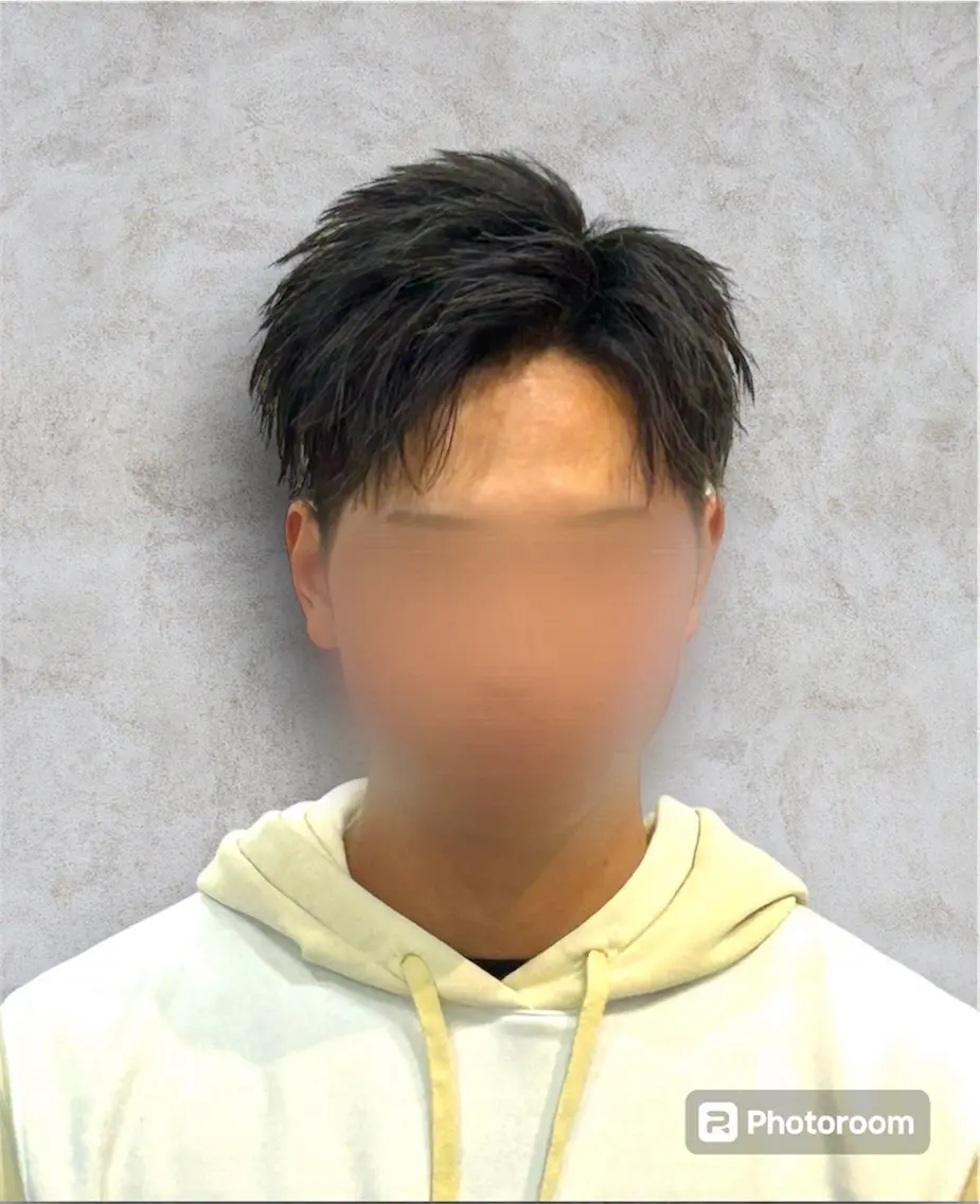 ショート パーマ メンズ ショートヘア 渋谷【メンズ職人】 ツイスパ・メッシュのヘアスタイル