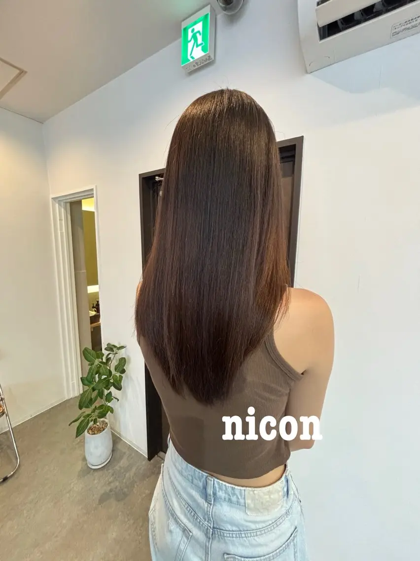 ロング トリートメント 髪質改善 ヘッドスパのヘアスタイル