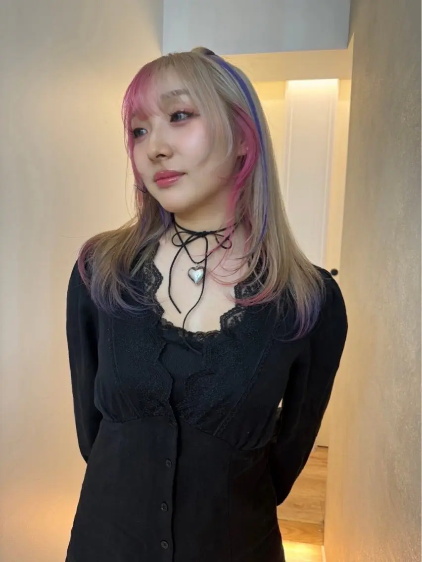 セミロング カラー ヘアカラー 新宿/ヘアカラー🎠 Runeのヘアスタイル