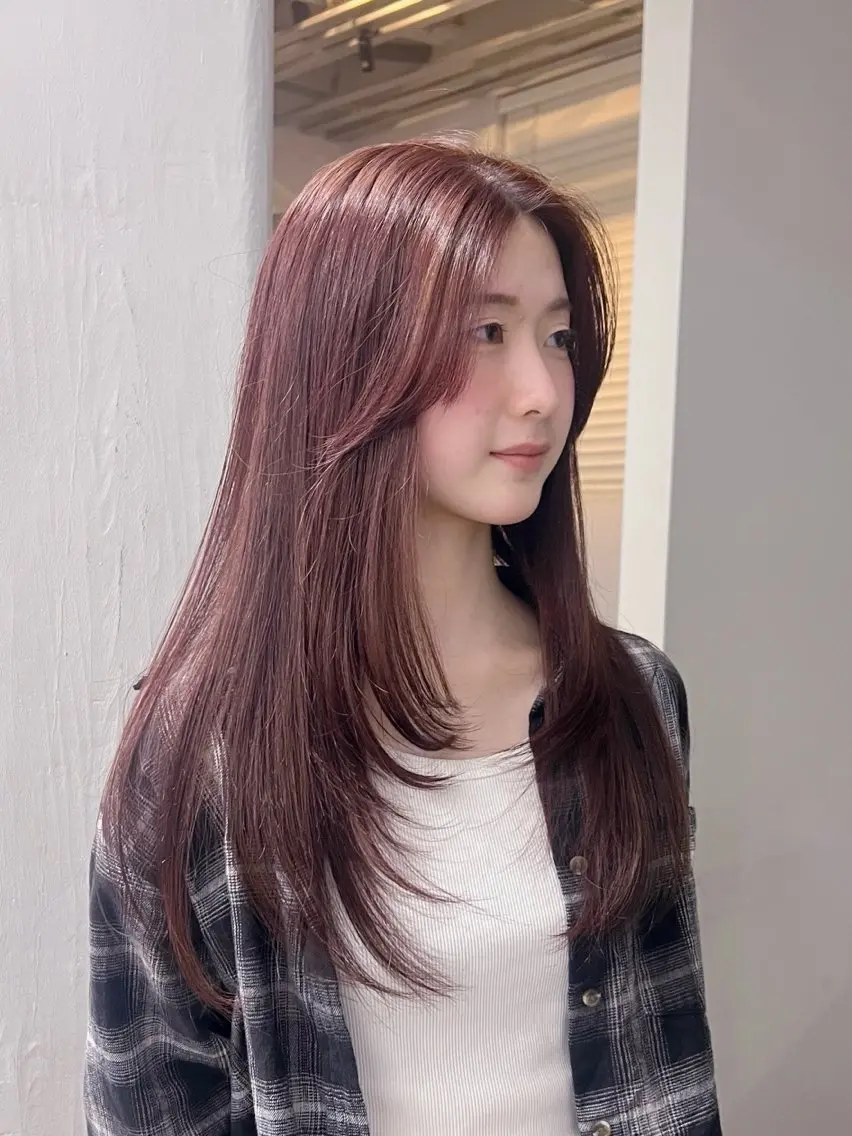 ロング レイヤーカット sauのヘアスタイル