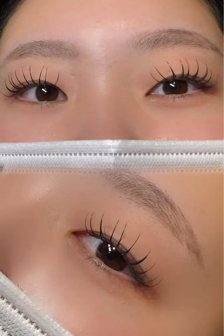 マツエク・マツパ Cカール パリジェンヌラッシュリフト LaBless miyu🎀の眉毛・アイブロウイメージ