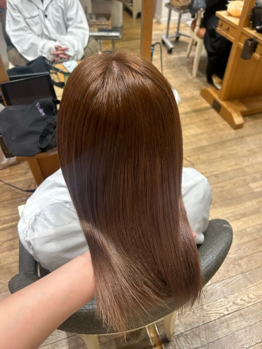 ミディアム ヘアカラー きょうか✨ ハイライト募集中のヘアスタイル