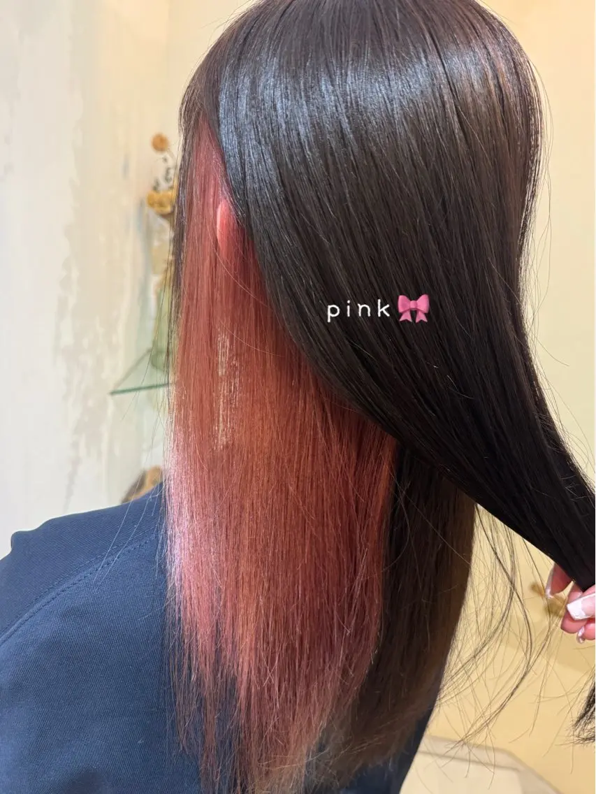 カラー 透明感カラー🧁🩰 🫧仲松良菜🎀のヘアスタイル