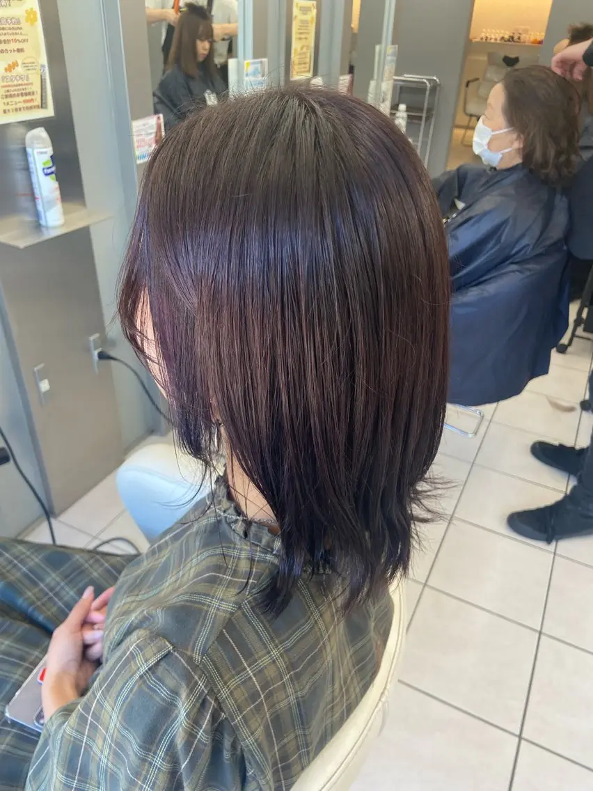 ミディアム ヘアカラー 🪄ྀི Morita🩵ྀིのヘアスタイル