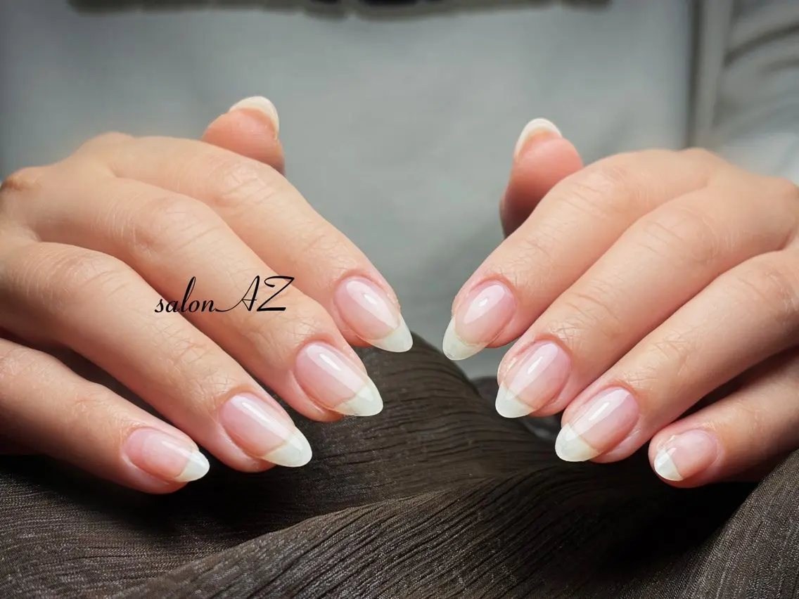 ネイル クリアネイル ジェルネイル salon AZのネイルデザイン
