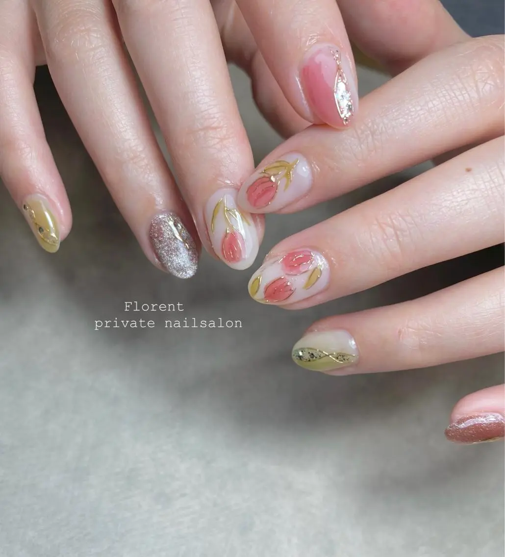 ネイル ハンドネイル florent nailのネイルデザイン