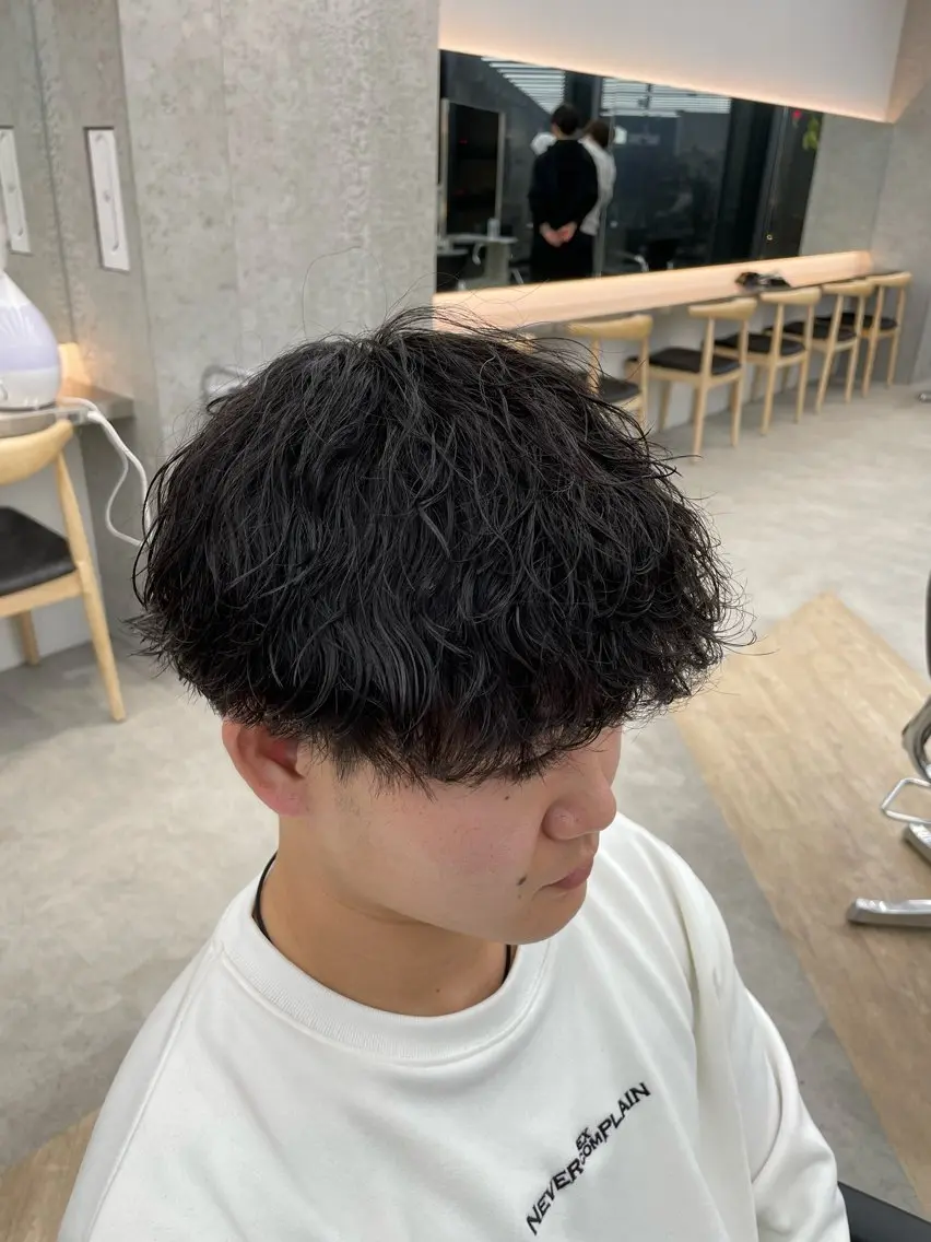 ショート パーマ メンズ SENTA✨メンズ パーマ✨fifth栄のヘアスタイル