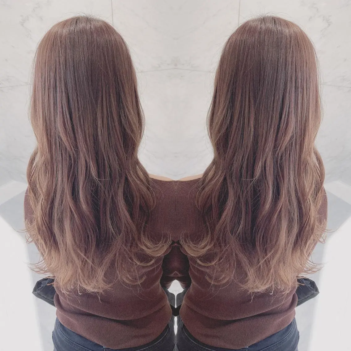 ロング カラー ヘアカラー 重政 和樹のヘアスタイル
