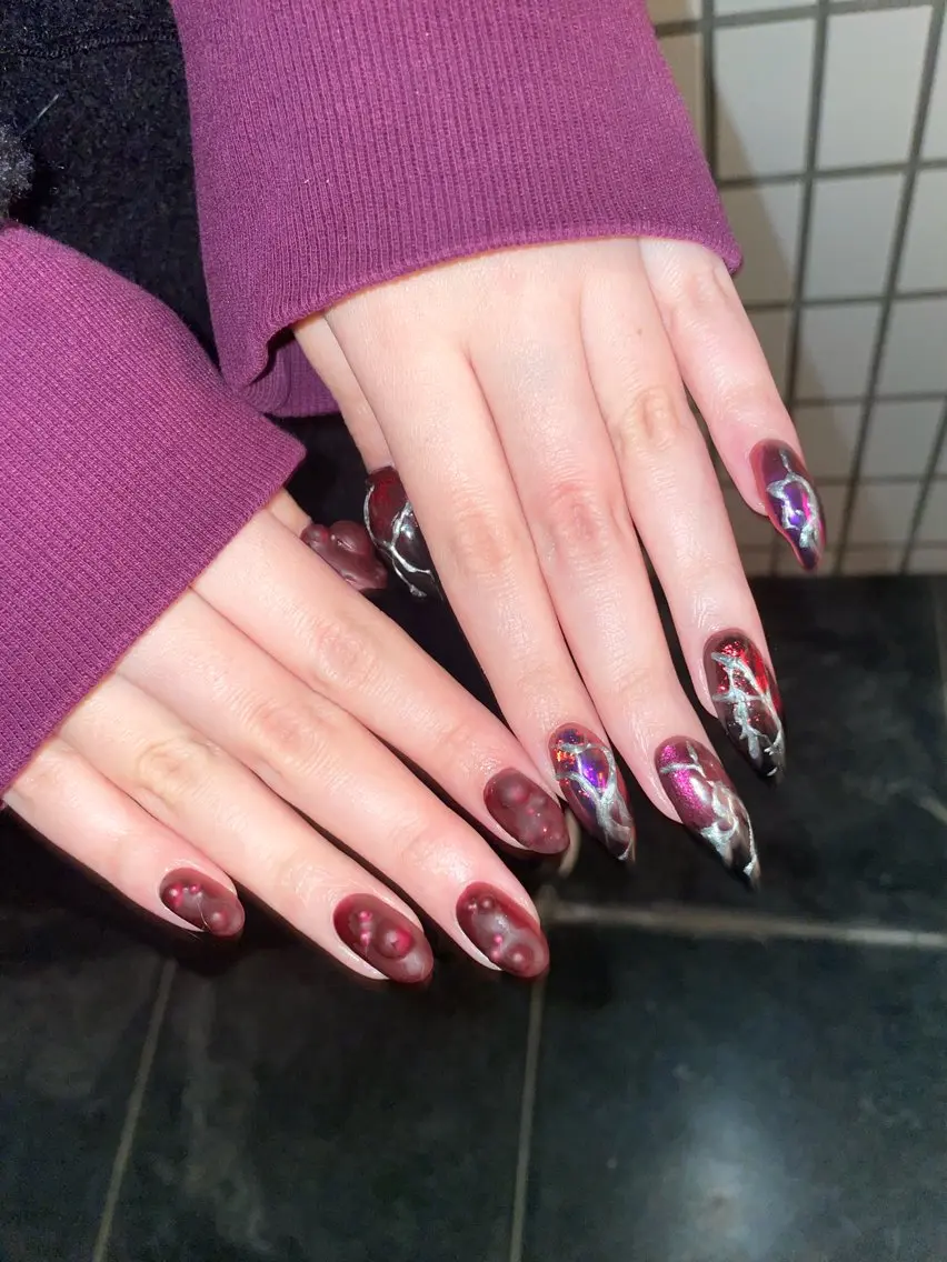 ネイル ハンドネイル Nail ヌシん家 AKANEのネイルデザイン