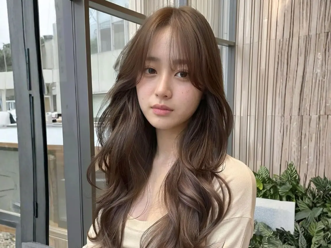 ロング カット ヘアカラー トリートメント 🫧透明感カラー🫧 佐野花苗[新宿]のヘアスタイル