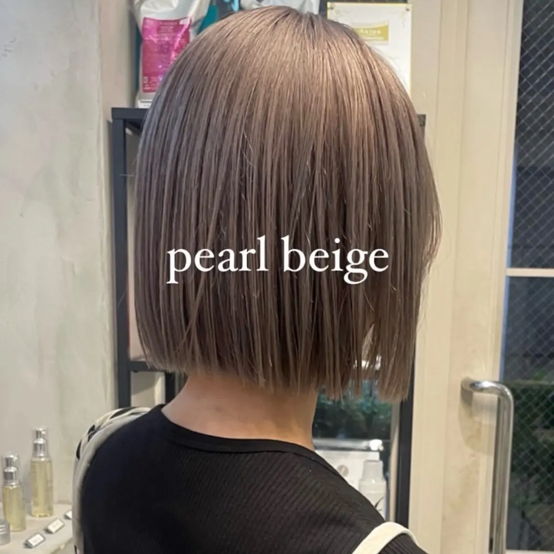 ショート カット ヘアカラー トリートメント ヘッドスパ ヘアセット miyu /ボブ /色素薄めOliveのヘアスタイル