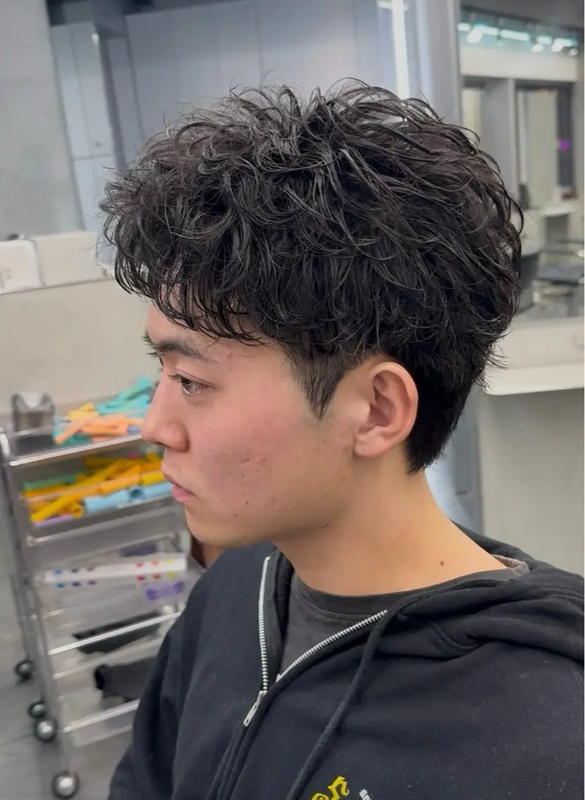パーマ カット パーマ トリートメント fifth 山崎 颯人のヘアスタイル