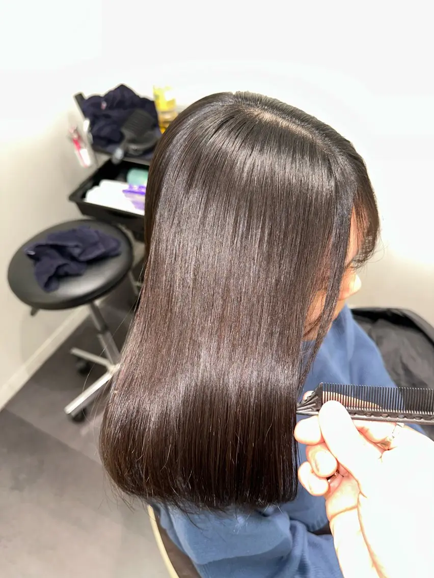ミディアム 美髪特化✨ 伊織✨縮毛矯正✨のヘアスタイル