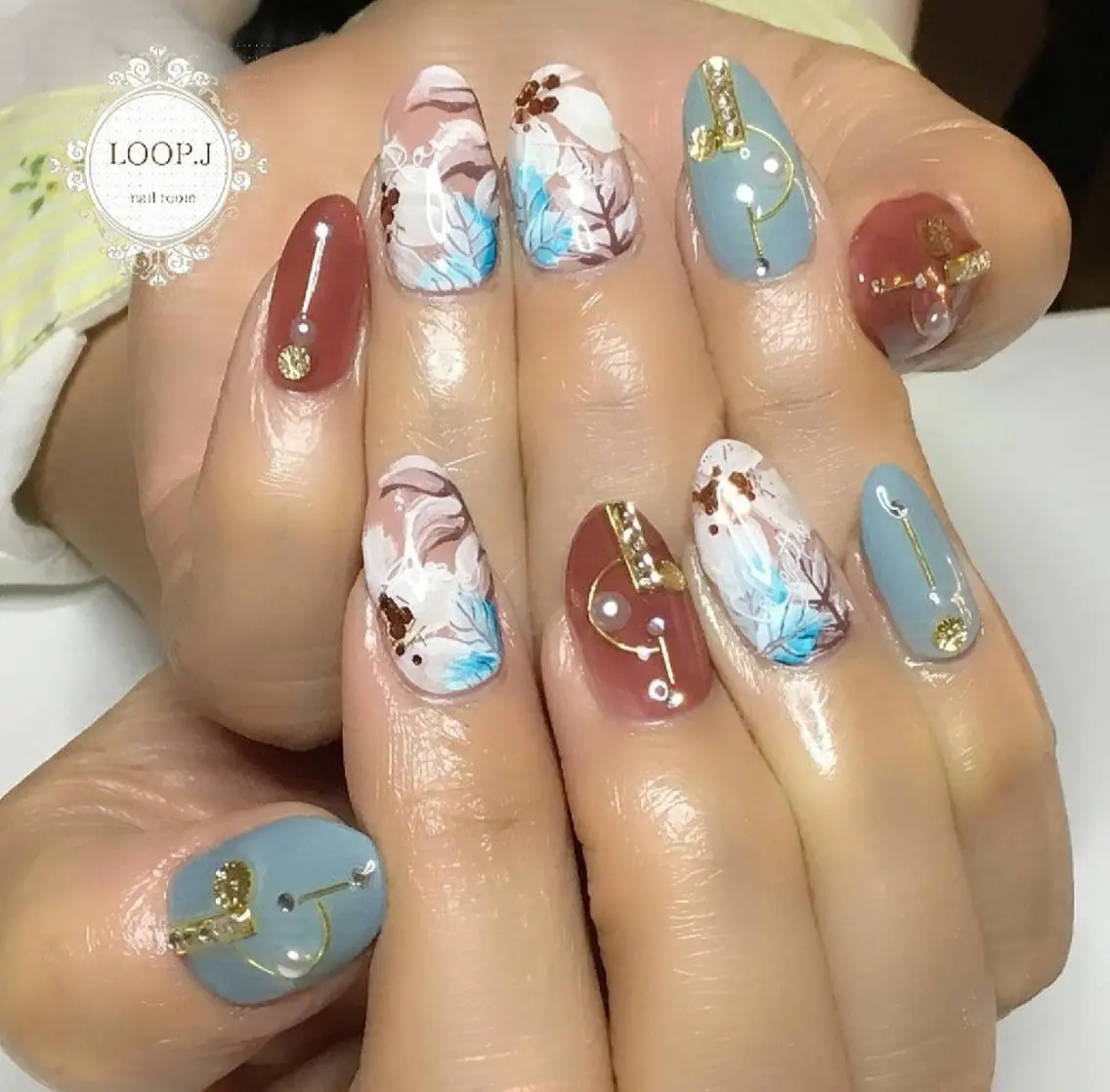 ネイル ハンドネイル おおくぼ めぐみのネイルデザイン