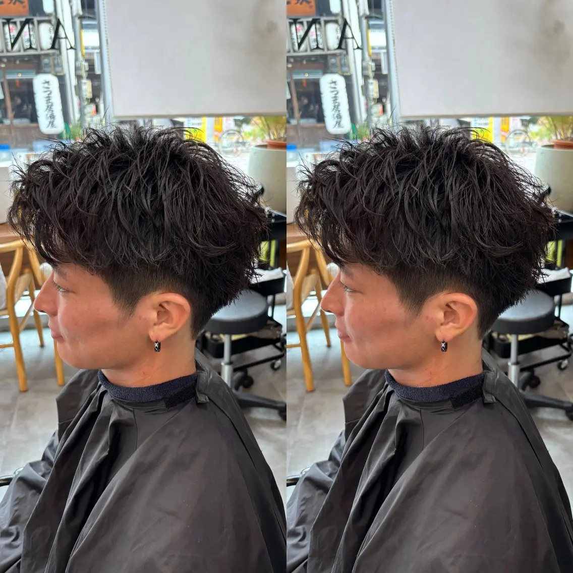 ショート メンズ カット パーマ 鹿児島 TSUBASAのヘアスタイル