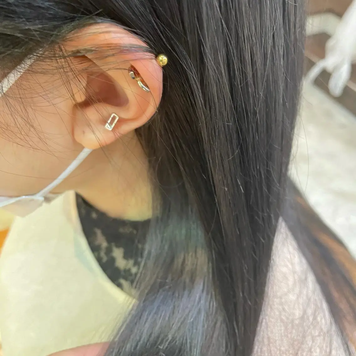 ロング カラー 北川 智海のヘアスタイル