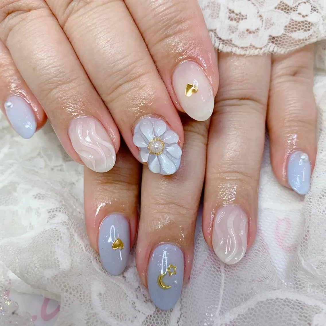 ネイル ハンドネイル La neige* yuki 🐩🌙のネイルデザイン