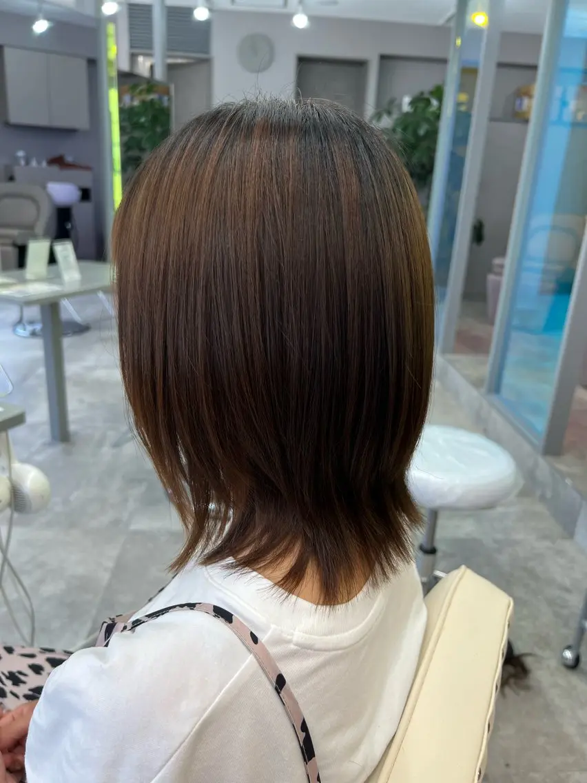 ミディアム ボブレイヤー ボブ レイヤーカット 高階 晃一 /レイヤーカットのヘアスタイル