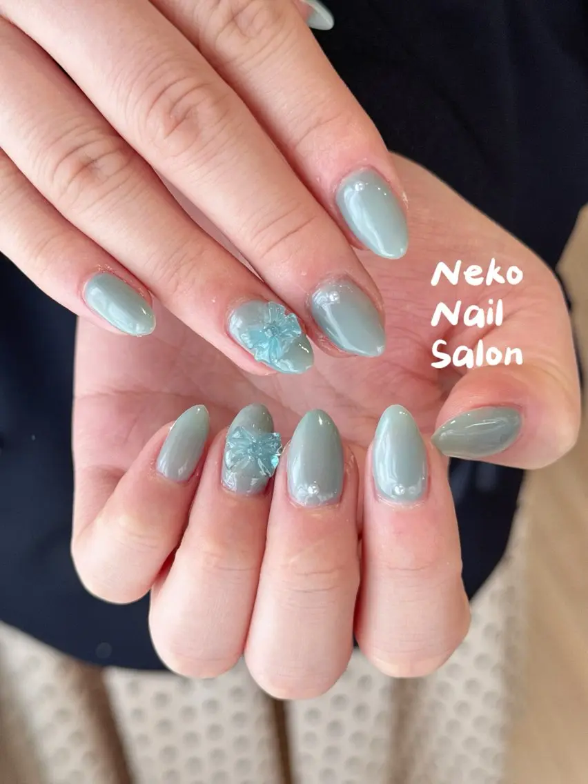 ネイル シンプルネイル neko nailのネイルデザイン