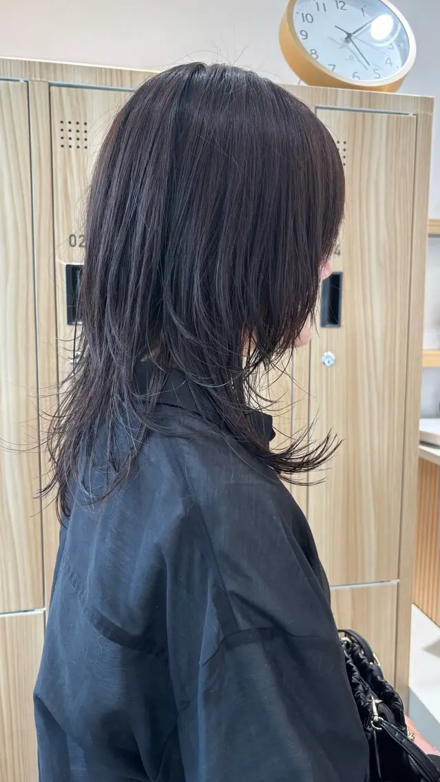 ミディアム 鼎一真ハイトーン/ パーマ/何でも屋さんのヘアスタイル