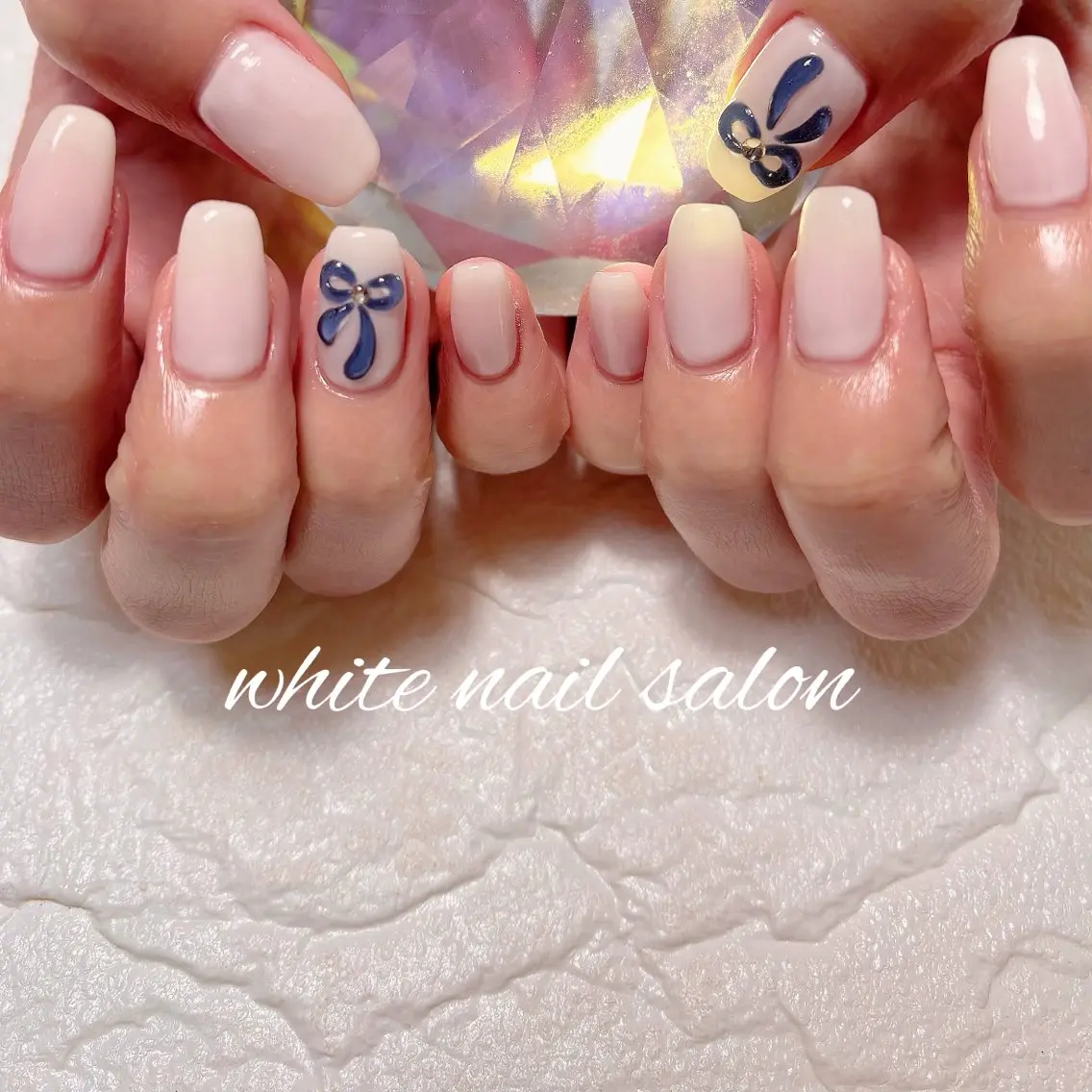 ネイル フットネイル ラメ(グリッター) 持ち込み ハンドネイル white nail salonのネイルデザイン