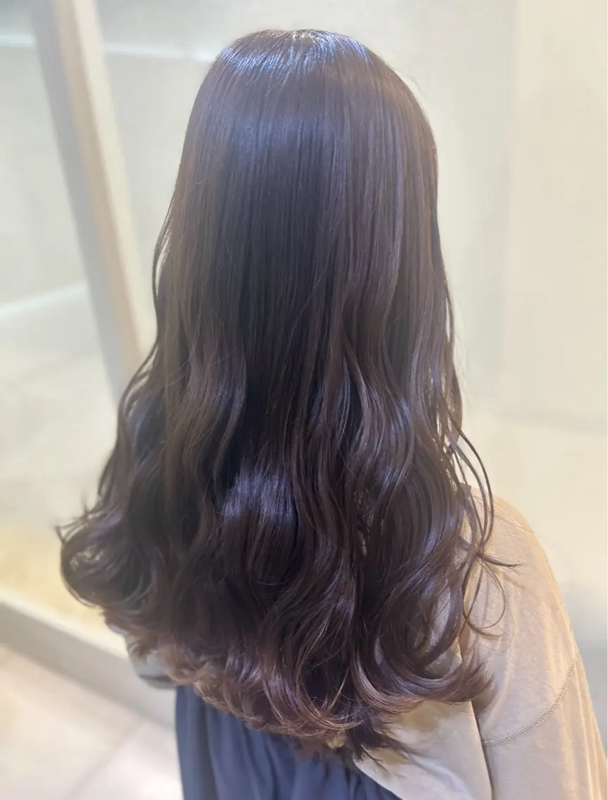 ロング カラー 縮毛矯正/髪質改善/ 艶髪ササキナツミのヘアスタイル